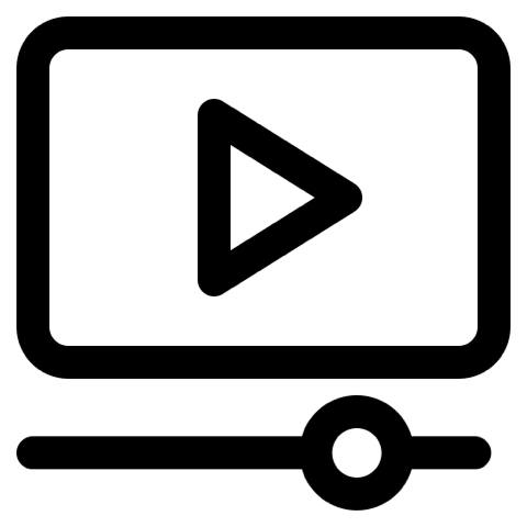 Pictogramme Vidéos en ligne